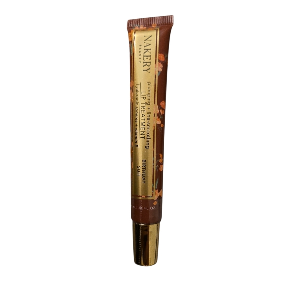 New NAKERY Beauty Lip Treatment Plumping Line Smoothing Birthday Suit Full Size - Picture 2 of 2